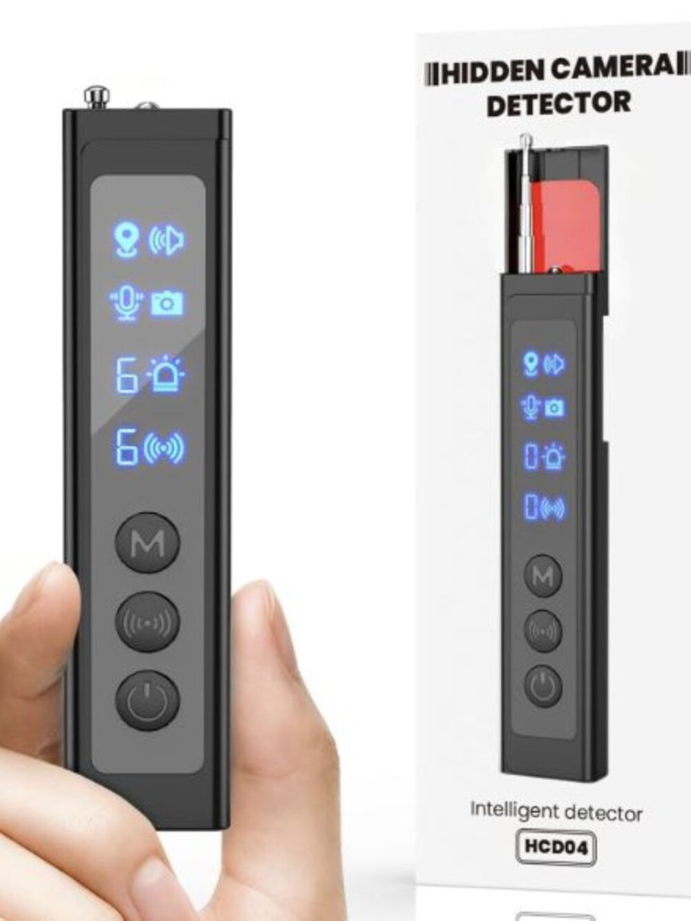 AI Hidden Anti Spy Camera Bug Wifi GPS Tracker Detector Travel Home Car Security
